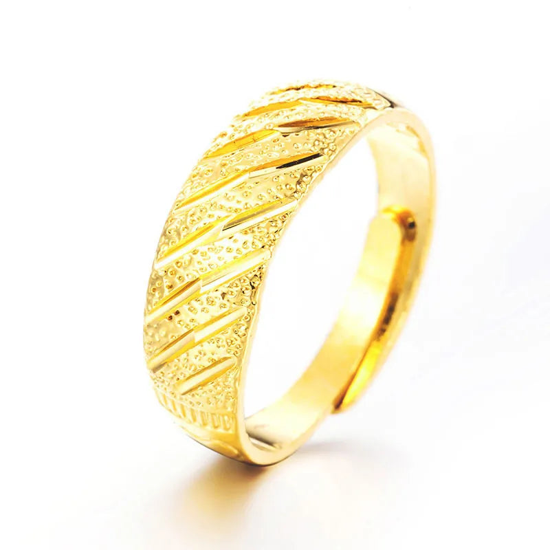 1 Piece Simple Style Flower Copper Plating 24k Gold Plated Open Ring