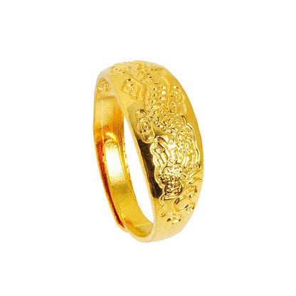 1 Piece Simple Style Flower Copper Plating 24k Gold Plated Open Ring