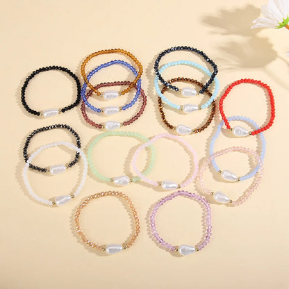 Simple Style Geometric Glass Wholesale Bracelets