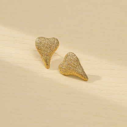 1 Piece Simple Style Geometric Plating 304 Stainless Steel Ear Studs