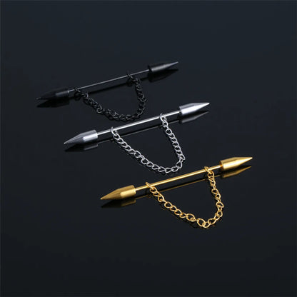 1 Piece Simple Style Geometric Plating Stainless Steel Ear Studs