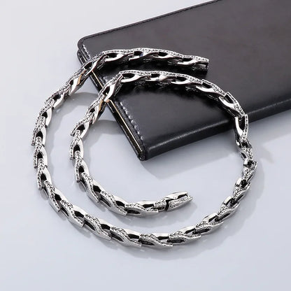 1 Piece Simple Style Geometric Stainless Steel Men'S Necklace