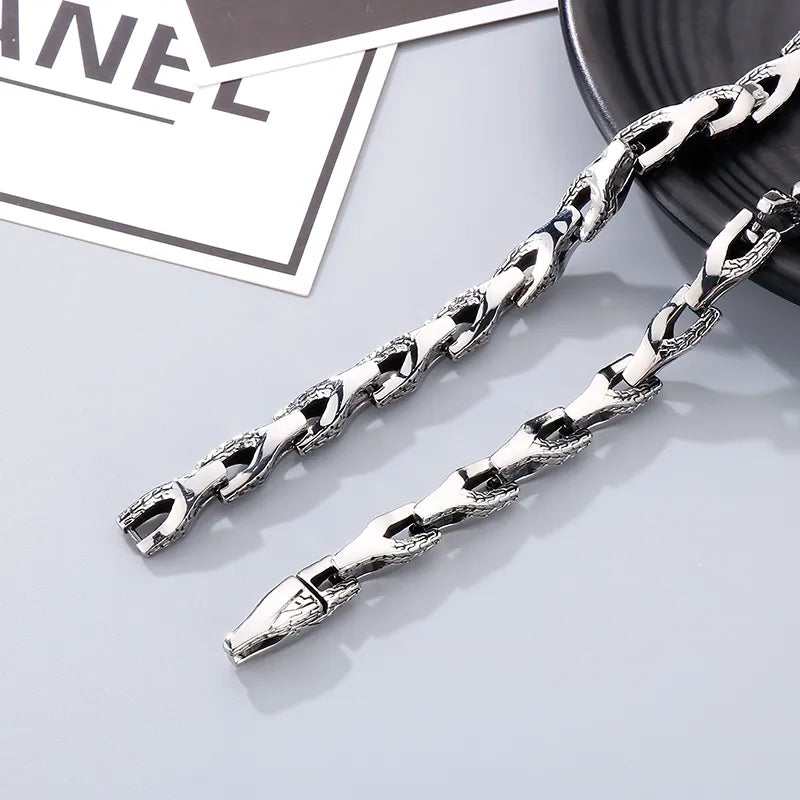 1 Piece Simple Style Geometric Stainless Steel Men'S Necklace