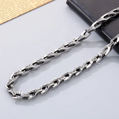 1 Piece Simple Style Geometric Stainless Steel Men'S Necklace