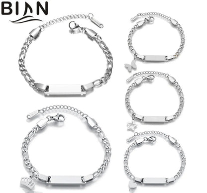 1 Piece Simple Style Geometric Stainless Steel Plating Bracelets