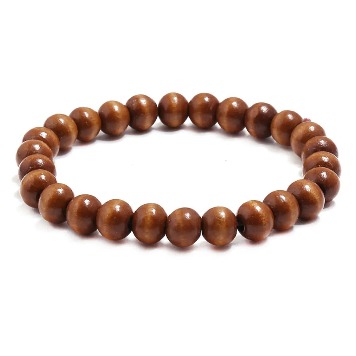 Simple Style Geometric Wooden Beads Wholesale Bracelets