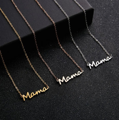 1 Piece Simple Style Letter Alloy Plating Women's Necklace