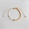 Simple Style Letter Glass Wholesale Bracelets