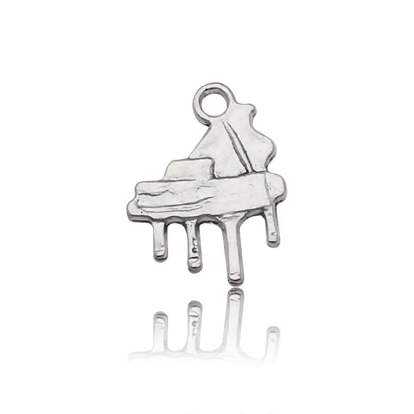 1 Piece Simple Style Musical Instrument Guitar Notes Alloy Plating Jewelry Accessories