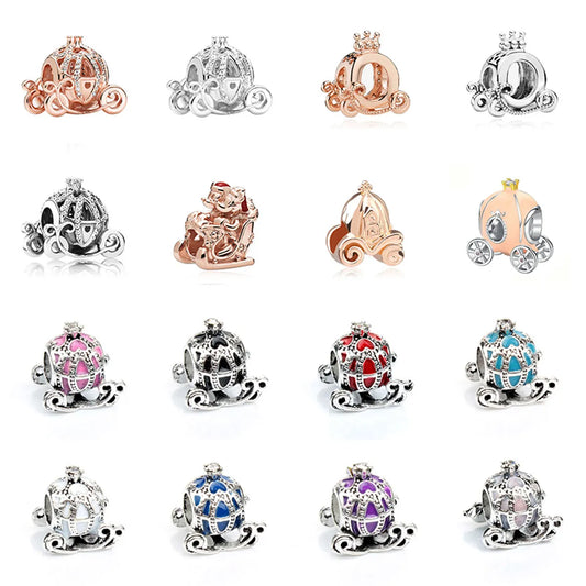 1 Piece Simple Style Pumpkin Car Alloy Inlay Rhinestones Jewelry Accessories