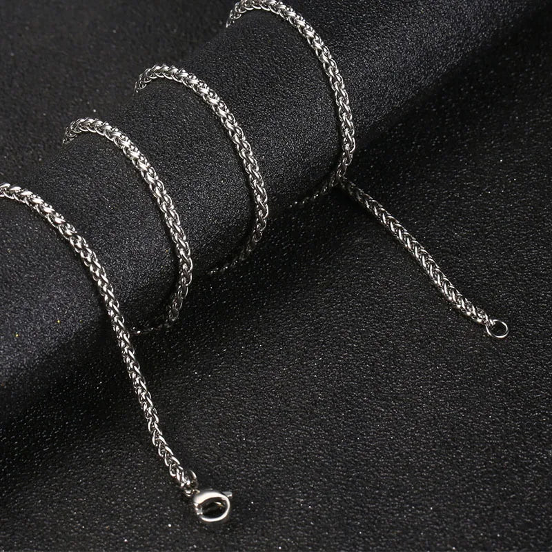 Simple Style Rhombus 304 Stainless Steel Metal Chain Unisex Necklace