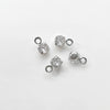 1 Piece Simple Style Shiny Round Copper Plating Inlay Jewelry Accessories