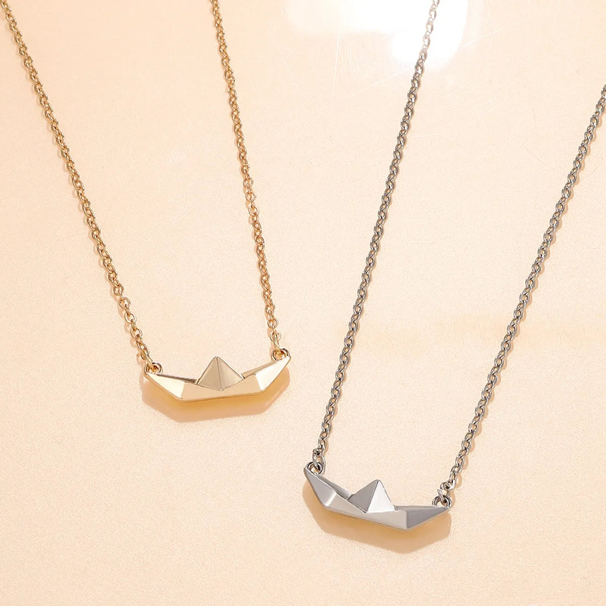 1 Piece Simple Style Ship Alloy Unisex Pendant Necklace