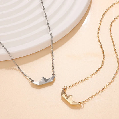 1 Piece Simple Style Ship Alloy Unisex Pendant Necklace