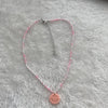 1 Piece Simple Style Smile Face Resin Beaded Women'S Pendant Necklace