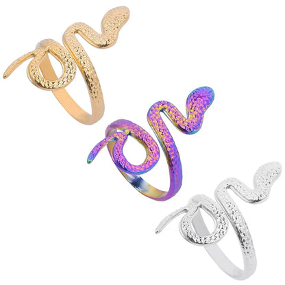 1 Piece Simple Style Snake Metal Wholesale Rings