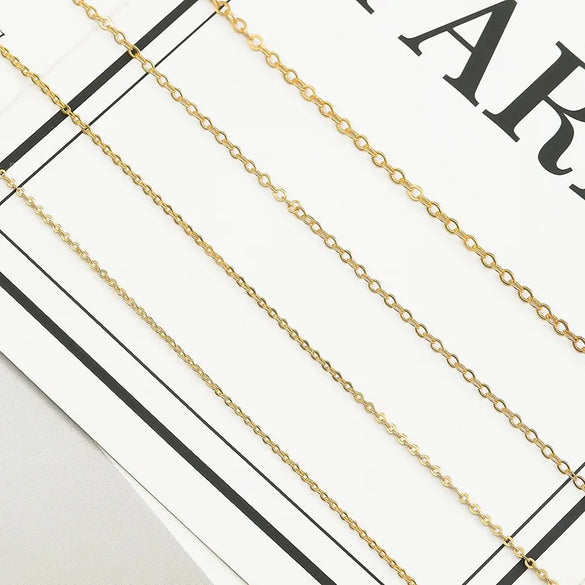 1 Piece Simple Style Solid Color Copper Plating Chain Jewelry Accessories