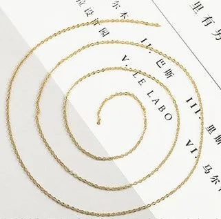 1 Piece Simple Style Solid Color Copper Plating Chain Jewelry Accessories