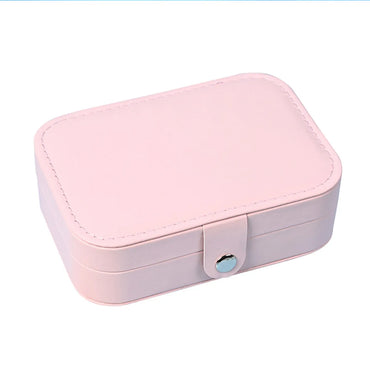 1 Piece Simple Style Solid Color Pu Leather Jewelry Boxes