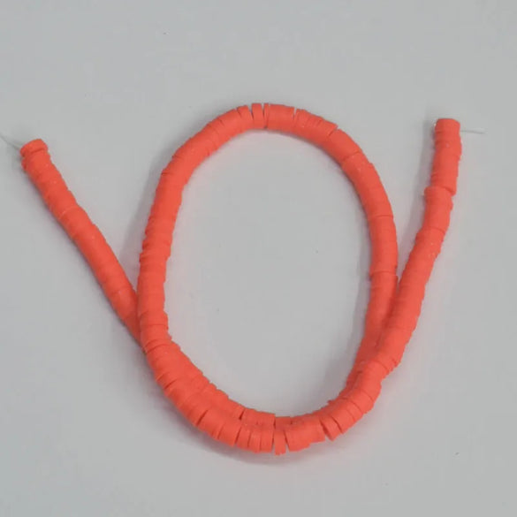 1 Piece Diameter 6 Mm Soft Clay Solid Color Beads