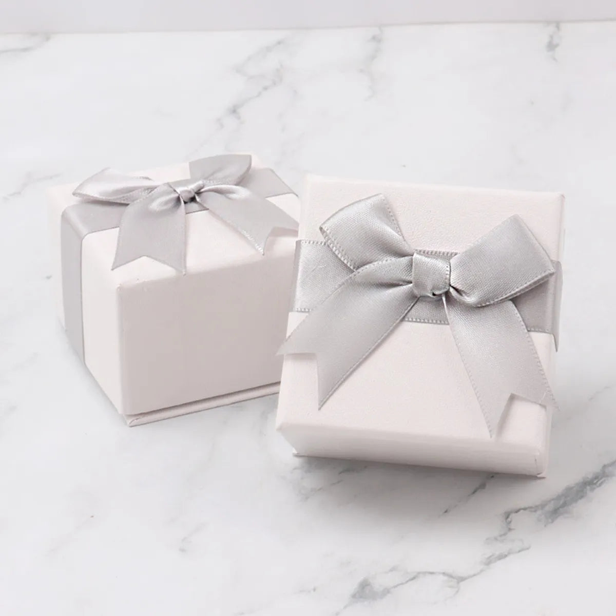 1 Piece Sponge Elegant Simple Style Daily Date Bow Knot Jewelry Boxes