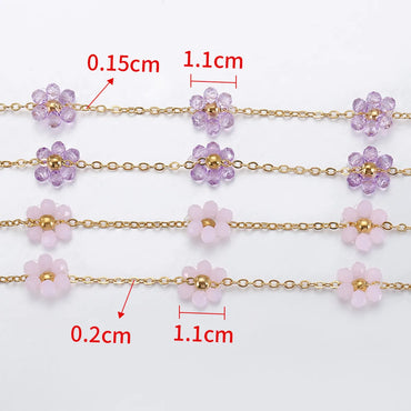 1 Piece Stainless Steel Flower Chain