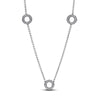 1 Piece Sterling Silver Cable Chain Pendant Necklace