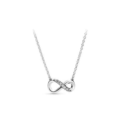 Sterling Silver Round Star Heart Shape Pendant Necklace