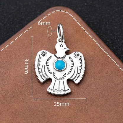 1 Piece Sterling Silver Bird Eagle Pendant