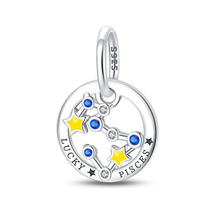 1 Piece Sterling Silver Constellation Pendant