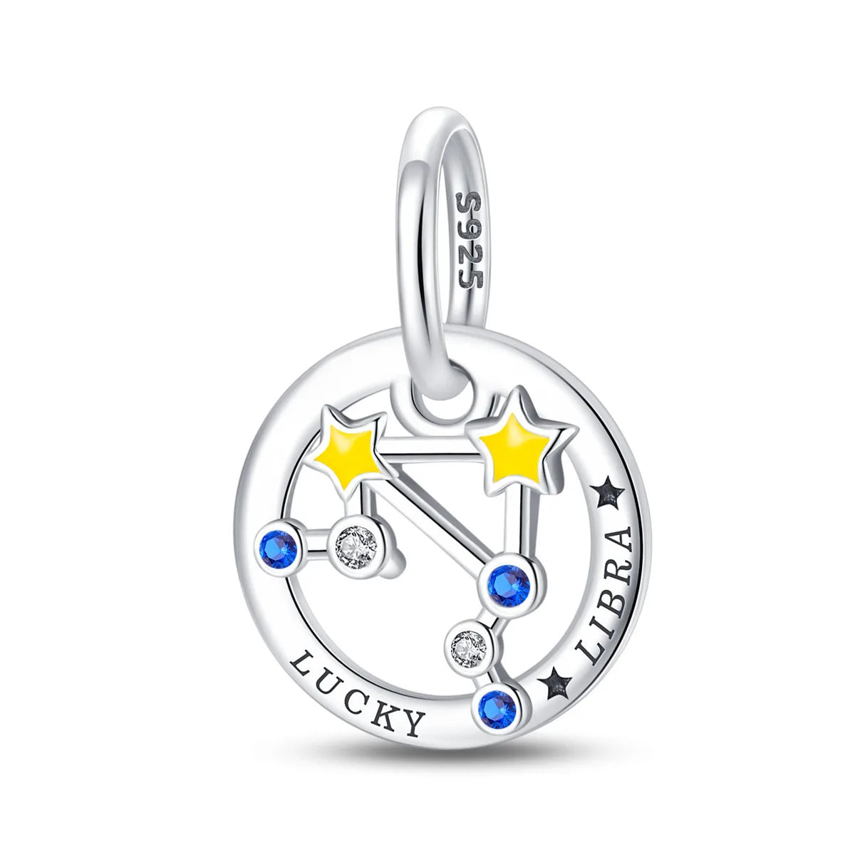 1 Piece Sterling Silver Constellation Pendant