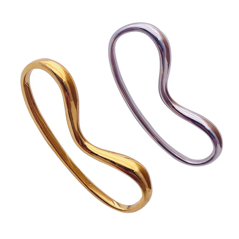 1 Piece Streetwear Irregular Plating Copper Ear Cuffs