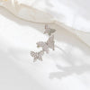 1 Piece Sweet Butterfly Plating Inlay Copper Zircon Ear Cuffs