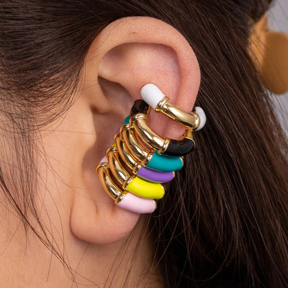 1 Piece Sweet C Shape Copper Ear Cuffs