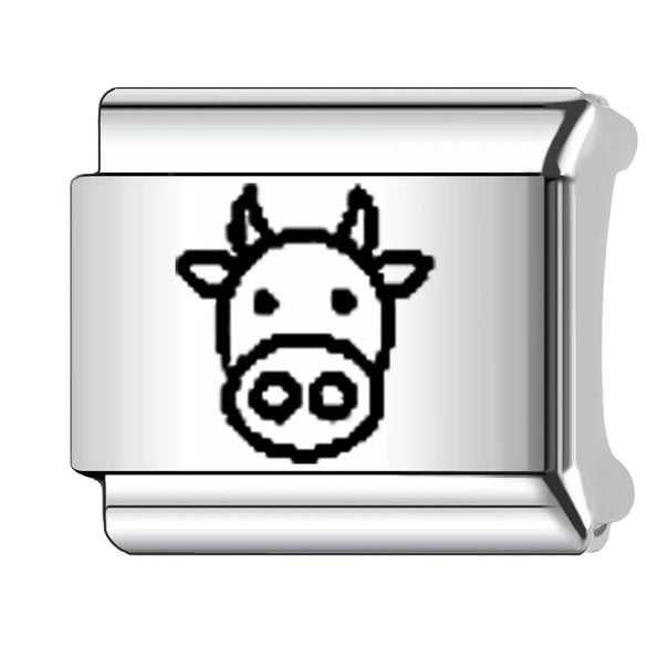 1 Piece Titanium Steel Copper Color Block Beads