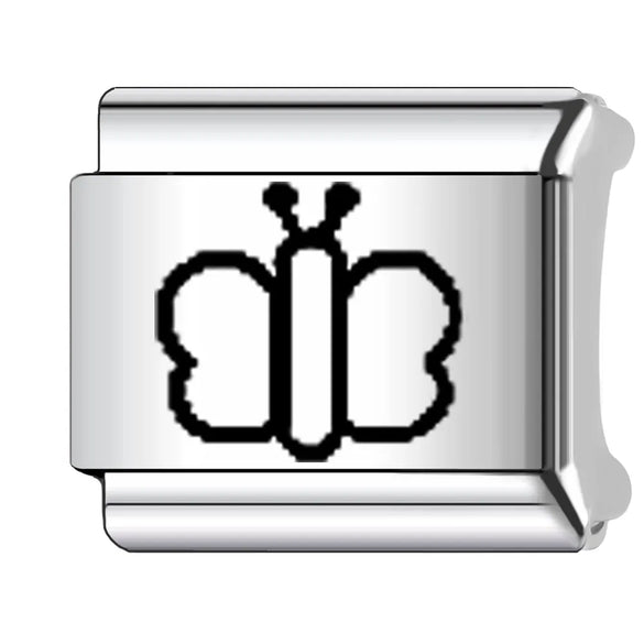 1 Piece Titanium Steel Copper Color Block Beads