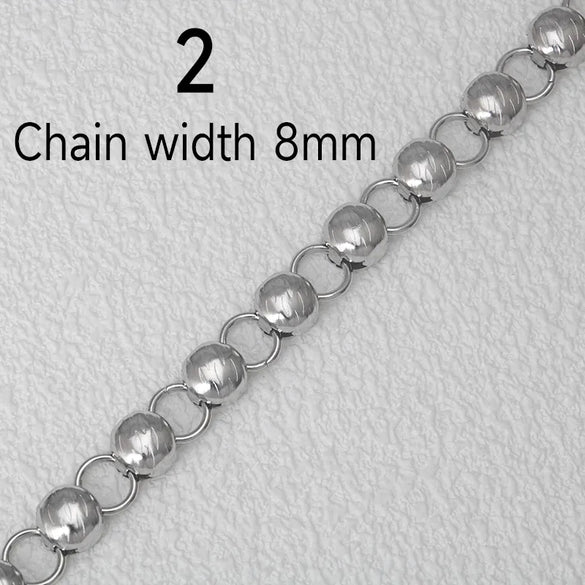 1 Piece Titanium Steel Jewelry Accessories Chain