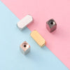 1 Piece Titanium Steel 18K Gold Plated Customization Laser Engraving Solid Color Beads
