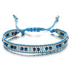 1 Piece Vacation Color Block Artificial Crystal Alloy Rope Unisex Bracelets