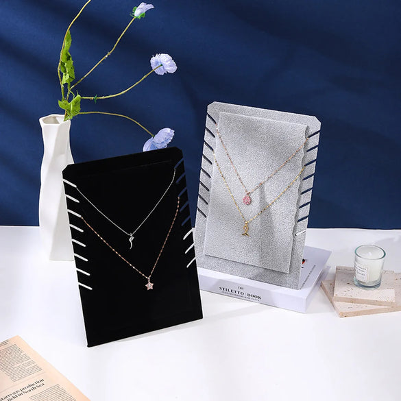 1 Piece Velvet Nordic Style Solid Color Jewelry Rack