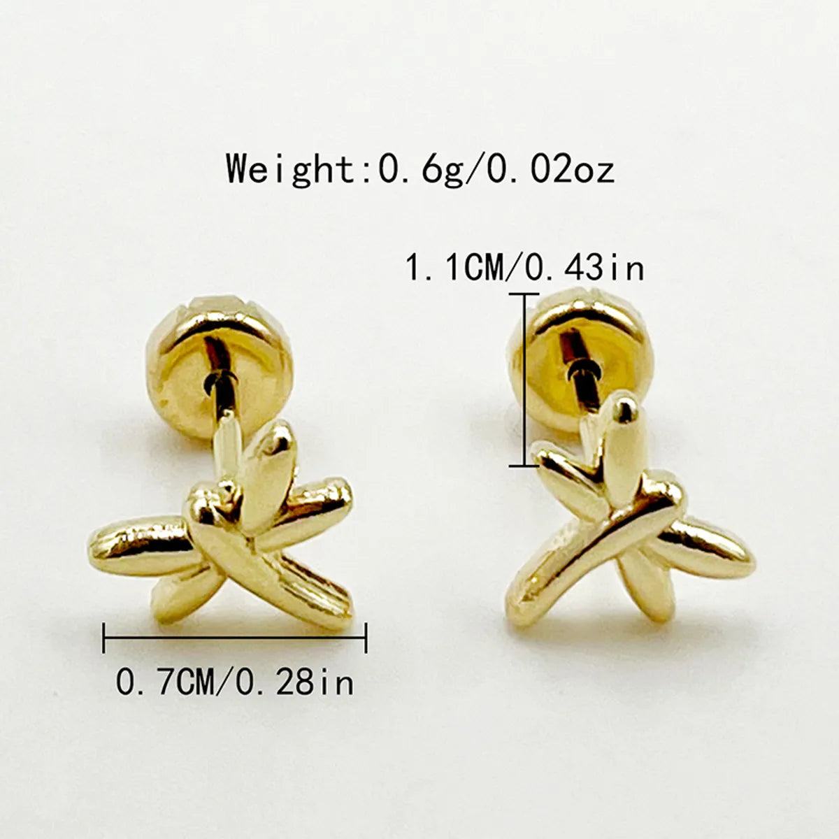 1 Set 1 Pair Elegant Classical Cute Flower Dragonfly Butterfly Tassel Plating 304 Stainless Steel 14K Gold Plated Ear Studs