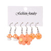 1 Set Cartoon Style Cute Cup Heart Shape Flower Arylic Resin Drop Earrings