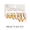 1 Set Casual Elegant Solid Color 316 Stainless Steel  Earrings