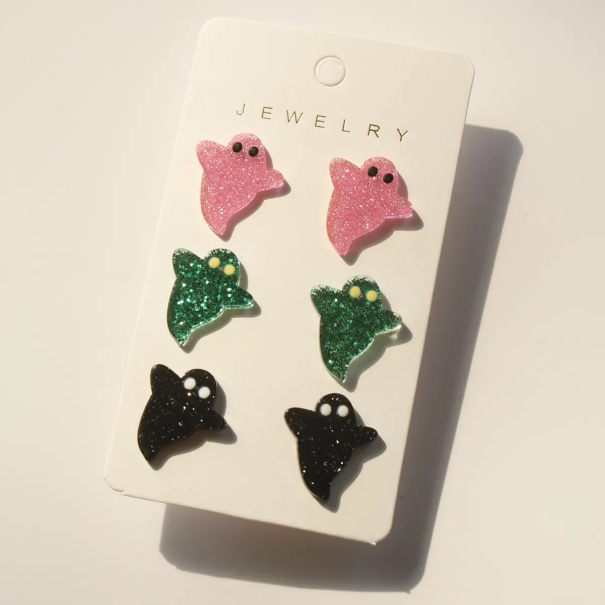 1 Set Cute Candy Ghost Elk Arylic Women'S Ear Studs