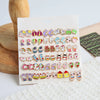 1 Set Cute Cartoon Plating Alloy Ear Studs