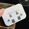 1 Set Cute Pumpkin Spider Magic Hat Handmade Resin Ear Studs