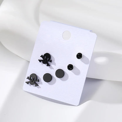 1 Set Cute Simple Style Butterfly Alloy Ear Studs