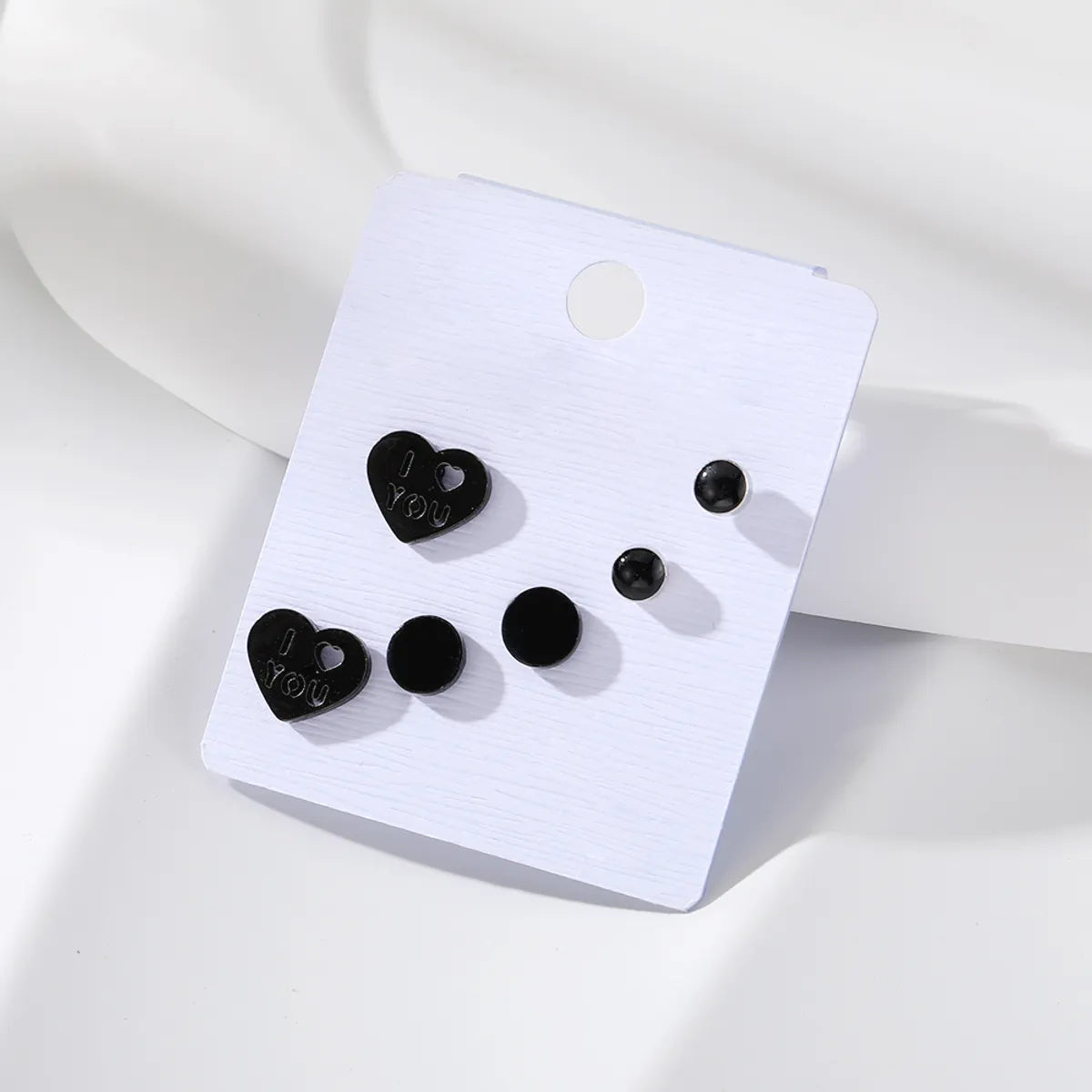 1 Set Cute Simple Style Butterfly Alloy Ear Studs