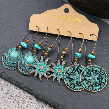 1 Set Fashion Geometric Alloy Tassel Plating Women's Drop Earrings