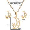 Wholesale Jewelry Fashion Geometric Animal 201 Stainless Steel 18K Gold Plated Plating Earrings Necklace